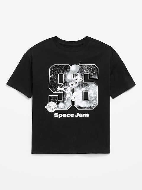 T-SHIRT SURDIMENSIONNÉ À IMPRIMÉ SPACE JAM™ UNISEXE POUR ENFANT