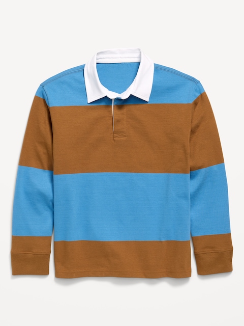 Long-Sleeve Rugby Shirt for Boys