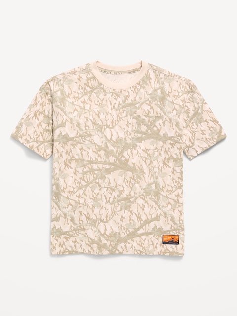 T-SHIRT SURDIMENSIONNÉ À MANCHES COURTES ET À POCHE POUR GARÇON