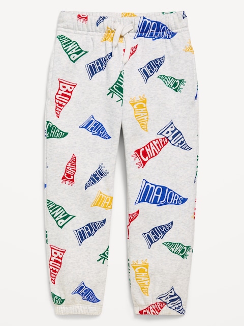 PANTALON DE JOGGING EN MOLLETON À MOTIF POUR TOUT-PETIT