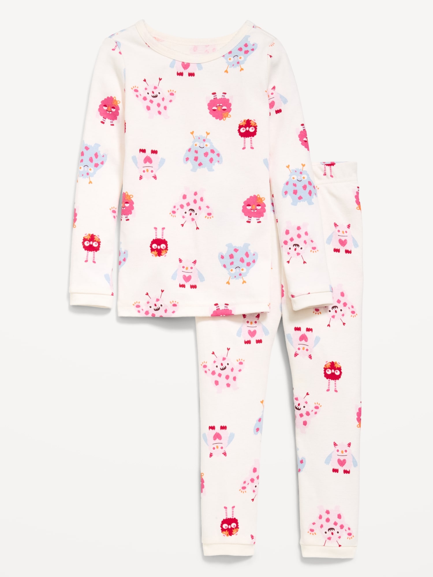 Snug-Fit Graphic Pajama Set for Toddler & Baby