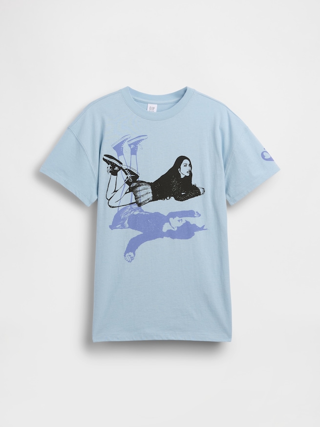 Olivia Rodrigo オーバーサイズ チュニックTシャツ (キッズ)-1