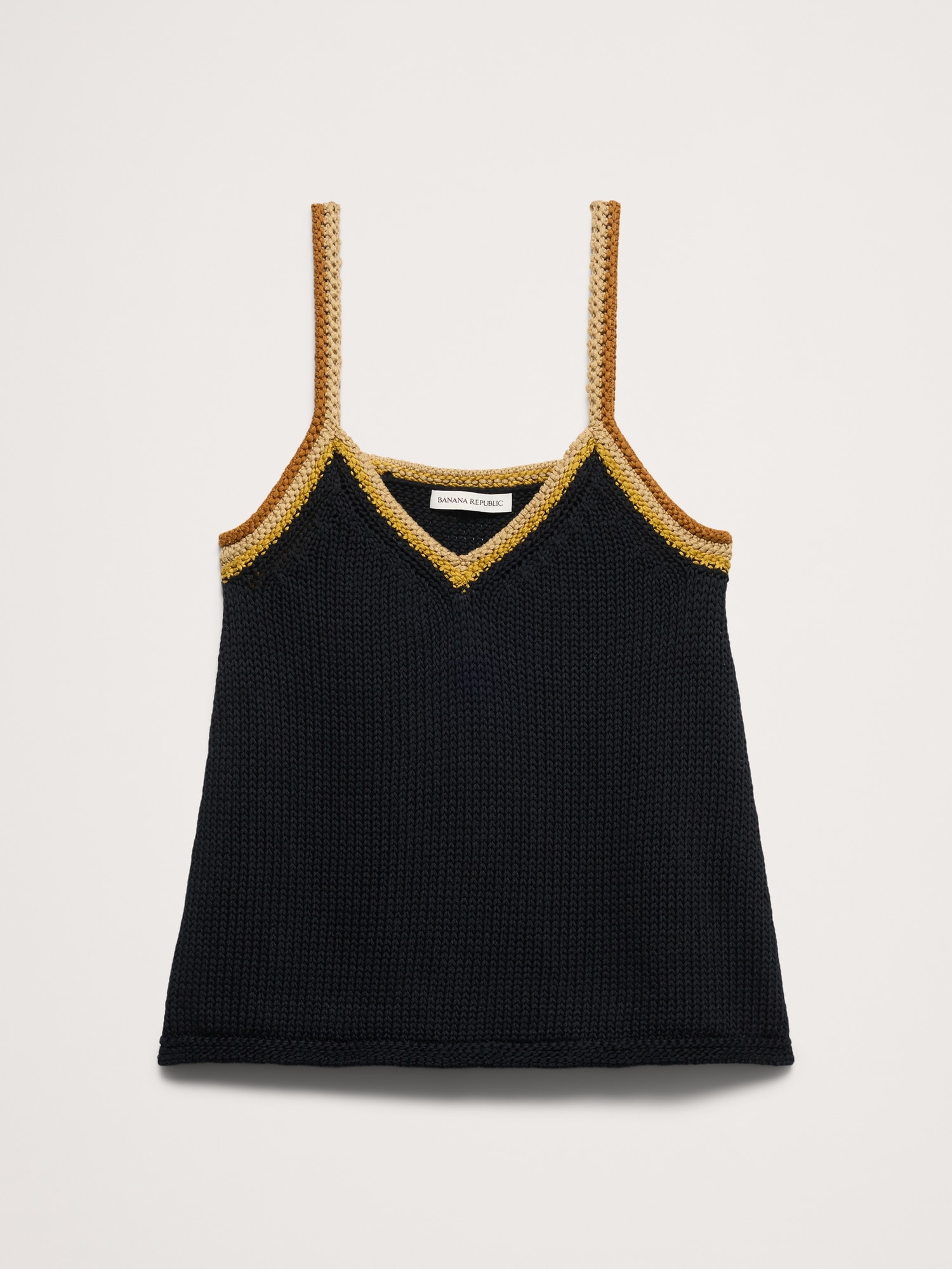 Coastal Cotton V-Neck Sweater Tank