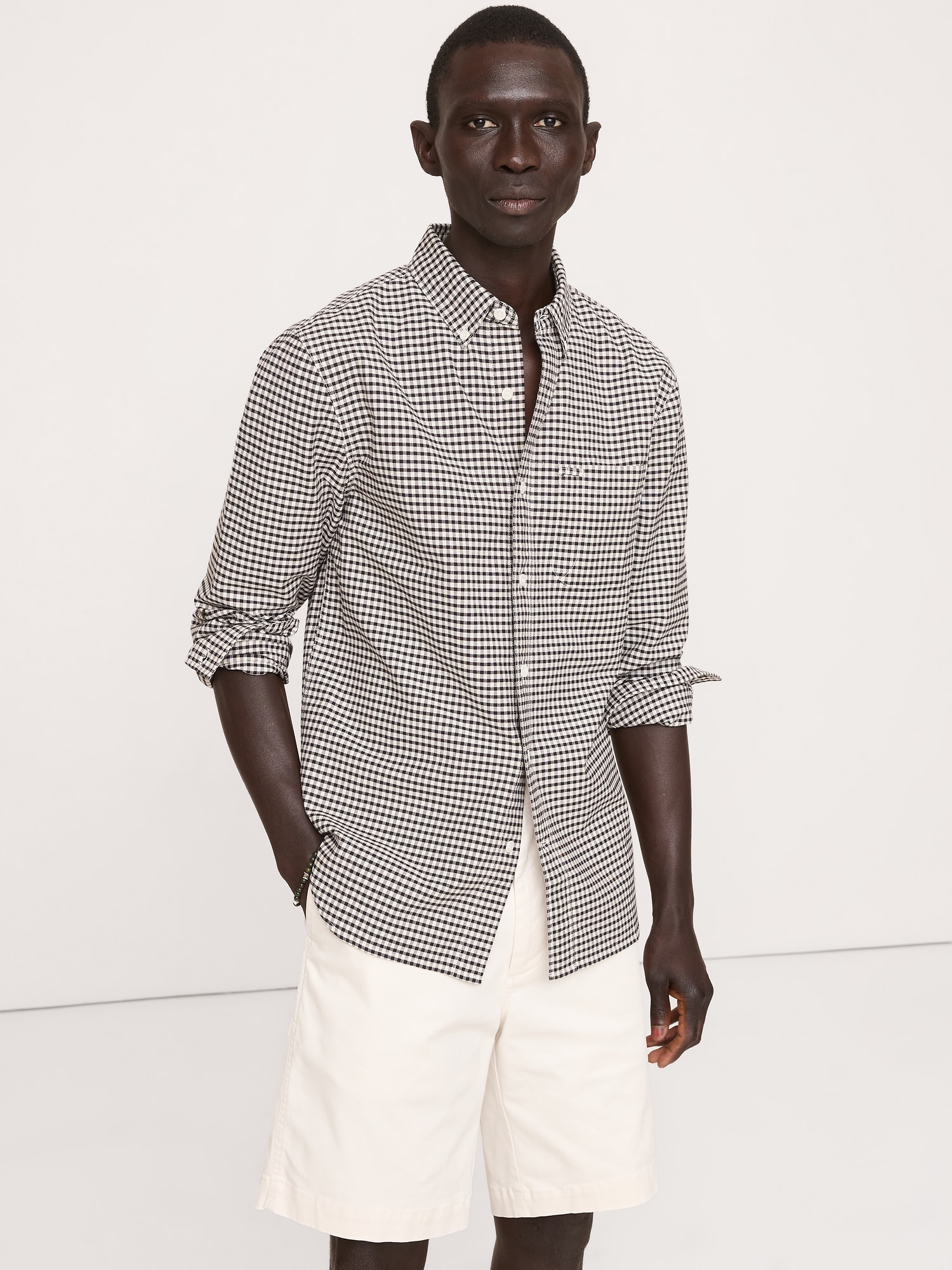 Standard-Fit Cotton Oxford Shirt