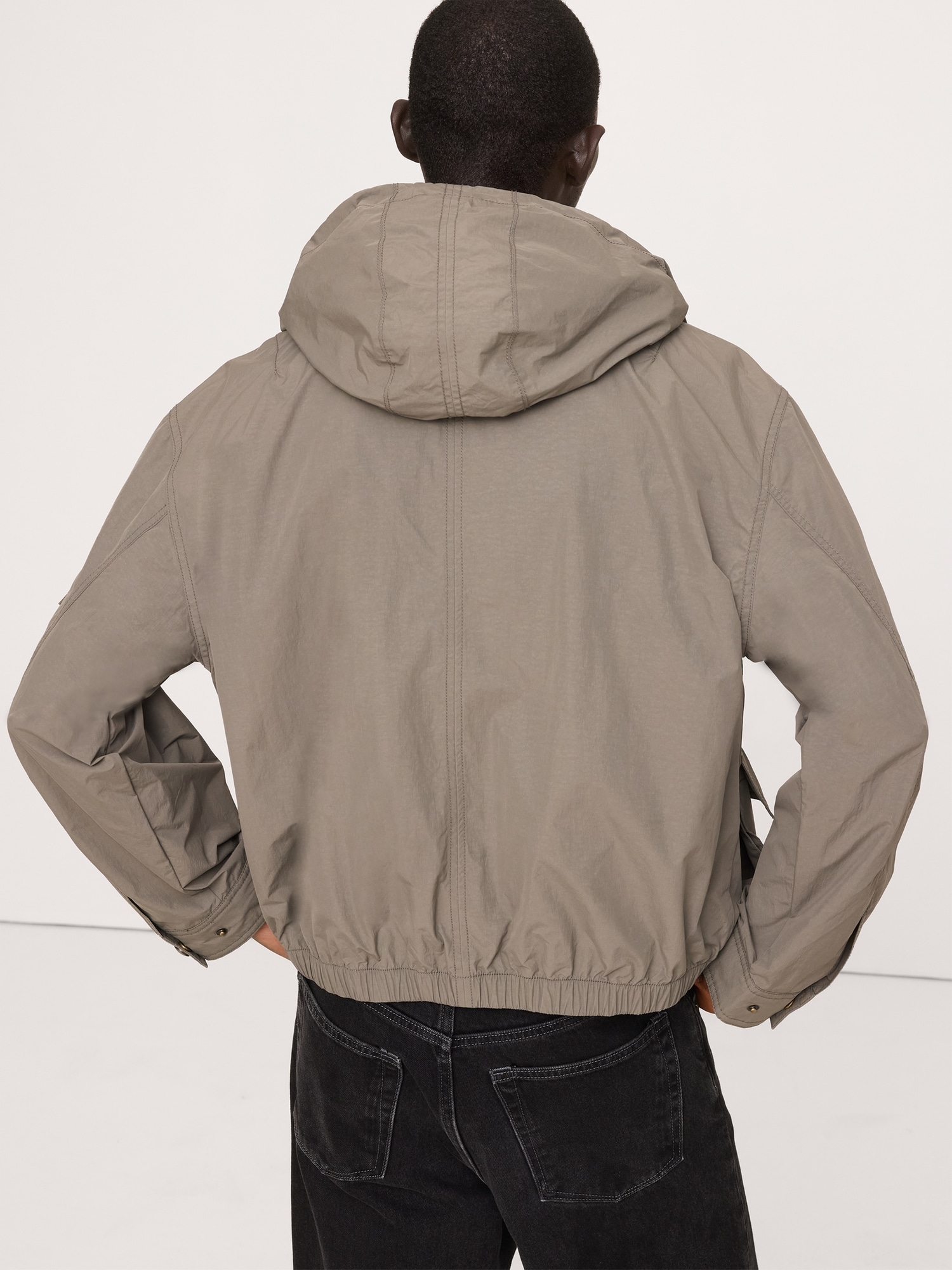 Nylon Multi-Pocket Flight Jacket