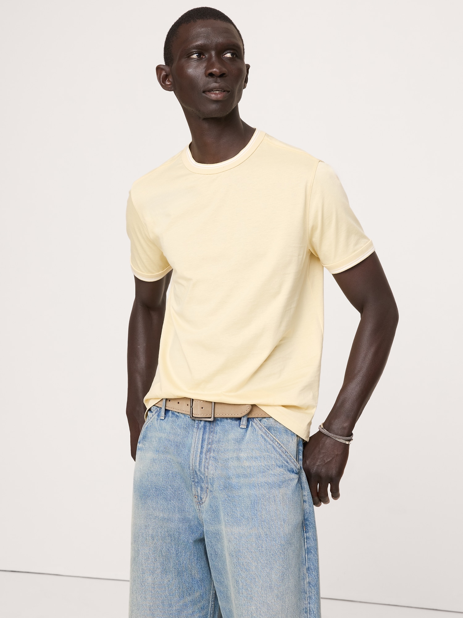 シルキーコットン Tシャツ-0