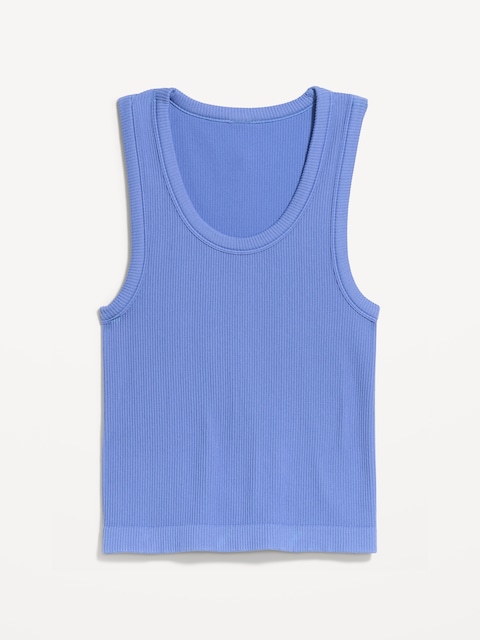 Exhale Seamless Fitted Rib Tank