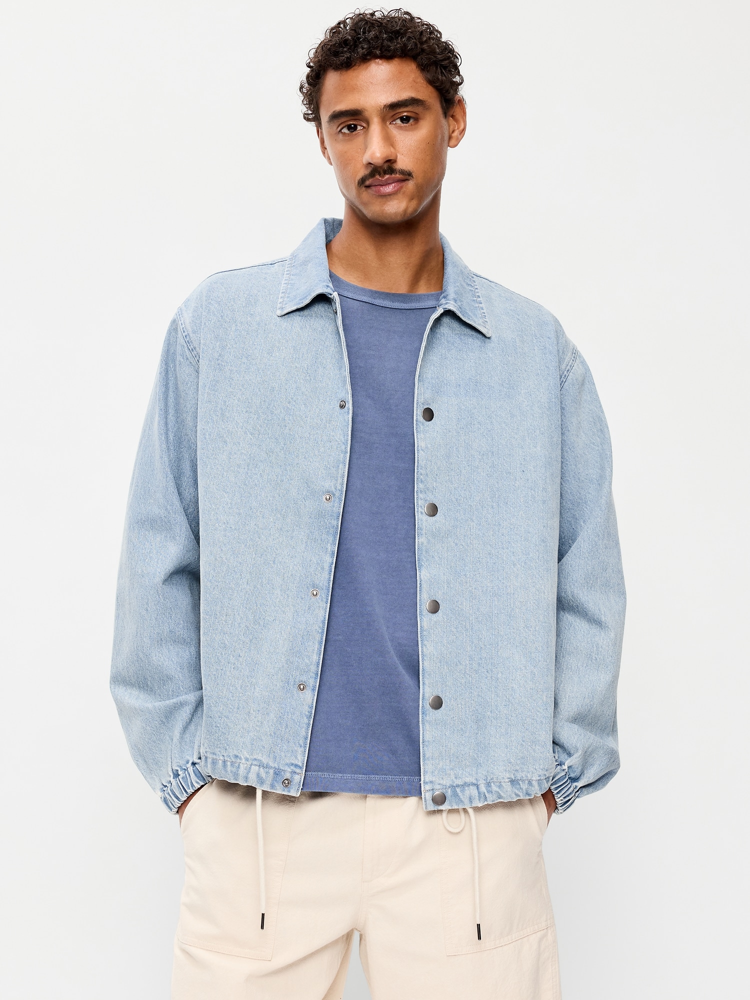 VESTE D'ENTRAÎNEUR EN DENIM