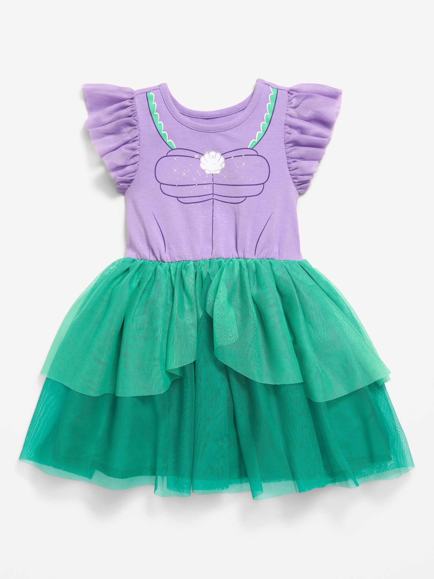 Disney© Short-Sleeve Princess Tutu Dress for Toddler Girls
