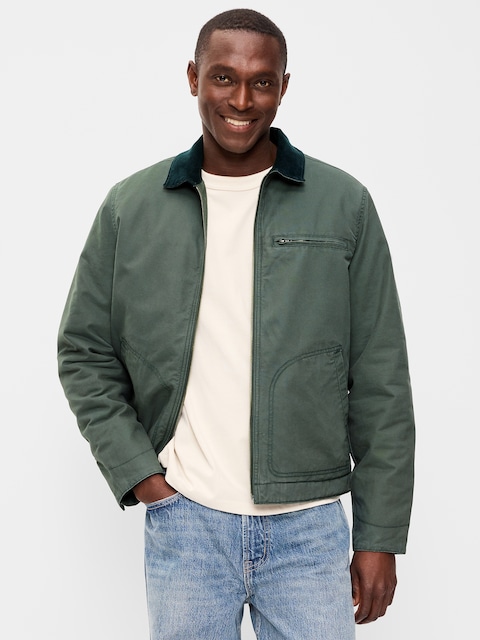 VESTE CAMPAGNARDE EN TOILE