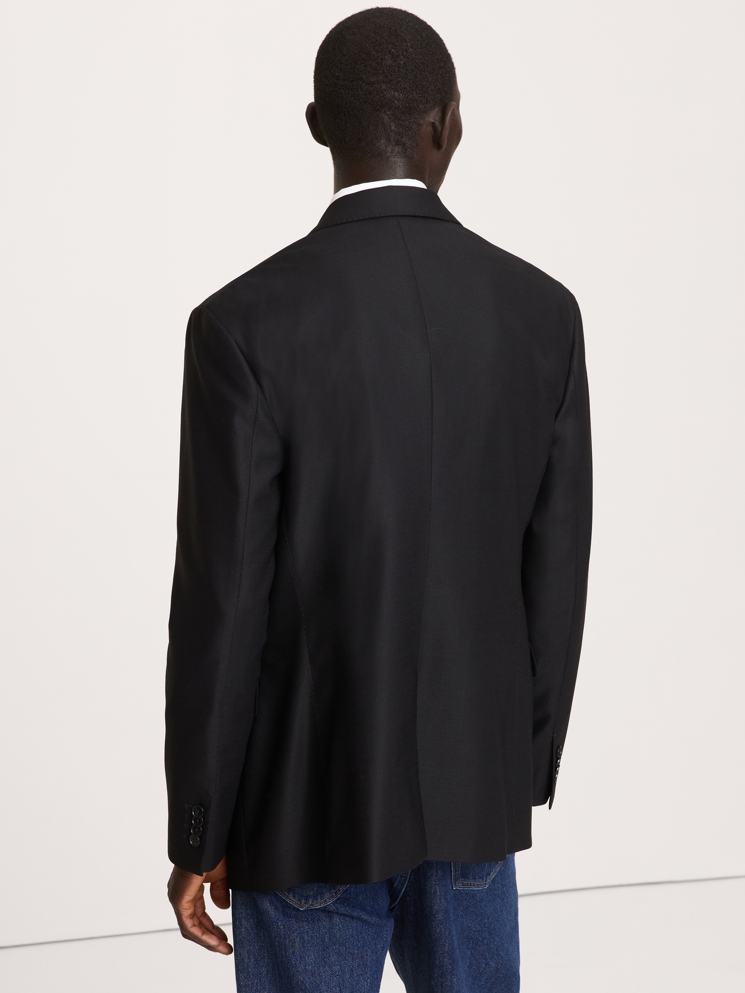 Signature Italian Hopsack Suit Jacket