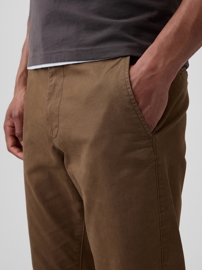 GapFlex エッセンシャル カーキ ストレートフィット-4