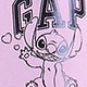 GapKids &times; ディズニー リロ・アンド・スティッチ リラックスフィット GAPロゴ ジョガーパンツ