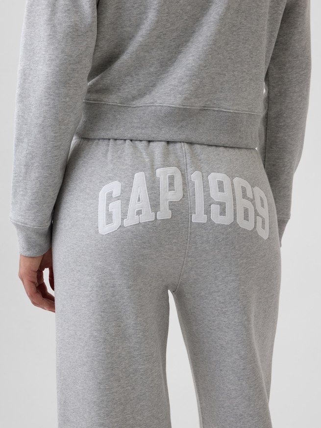 GAPグラフィック ストレート スウェットパンツ-4