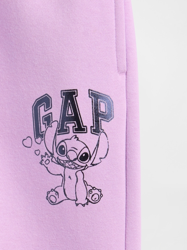 GapKids &times; ディズニー リロ・アンド・スティッチ リラックスフィット GAPロゴ ジョガーパンツ-2