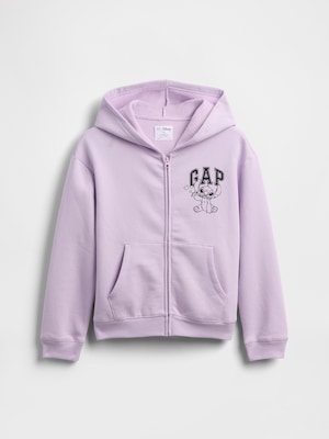 GapKids &times; ディズニー リロ・アンド・スティッチ リラックスフィット ジップアップパーカー