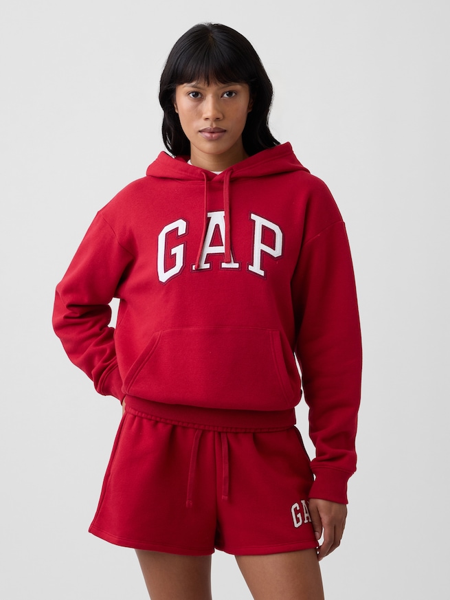 リラックスフィット GAPロゴパーカー-0