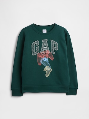 リラックスフィット GAPロゴ スウェットシャツ (キッズ)