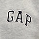 リラックスフィット GAPロゴ 1/4 ジップアップ スウェットシャツ