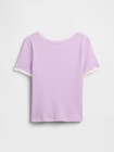 GapKids x ディズニー リロ・アンド・スティッチ リンガーTシャツ-1