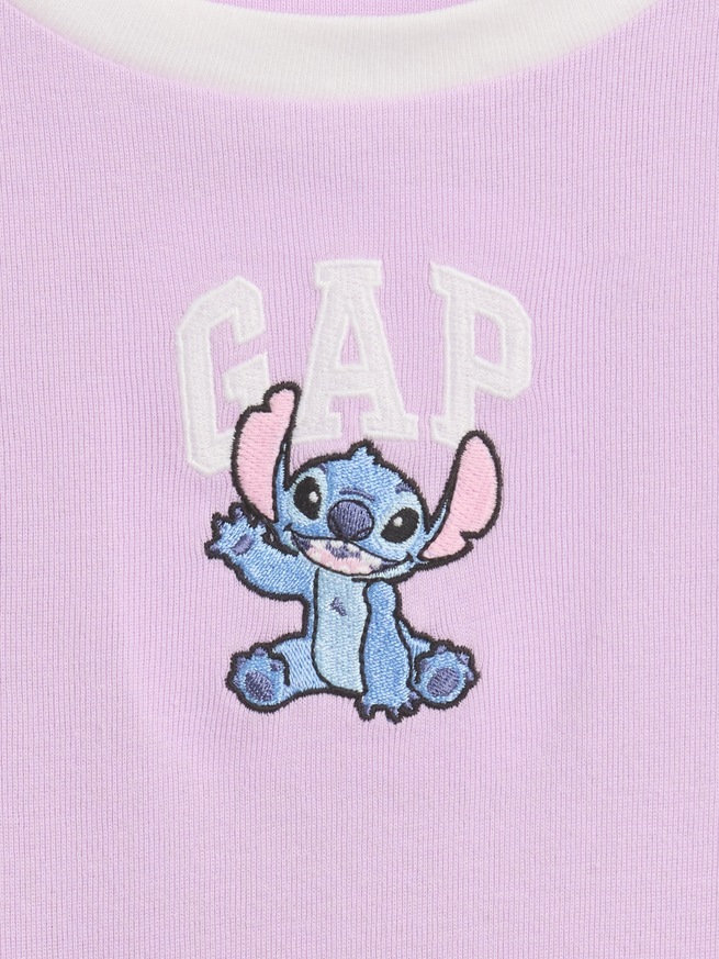 GapKids x ディズニー リロ・アンド・スティッチ リンガーTシャツ-2
