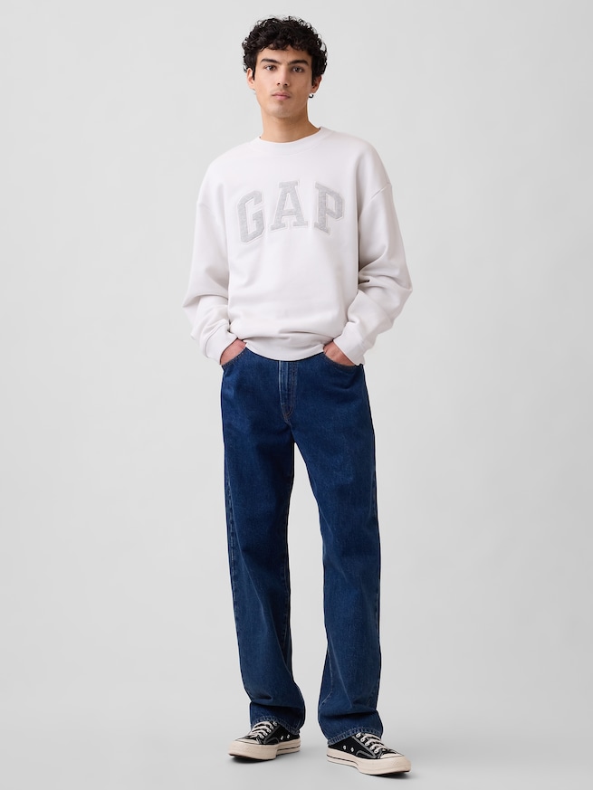 リラックスフィット GAPロゴ スウェットシャツ-2