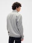 リラックスフィット GAPロゴ 1/4 ジップアップ スウェットシャツ-1