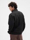 リラックスフィット GAPロゴ 1/4 ジップアップ スウェットシャツ-1