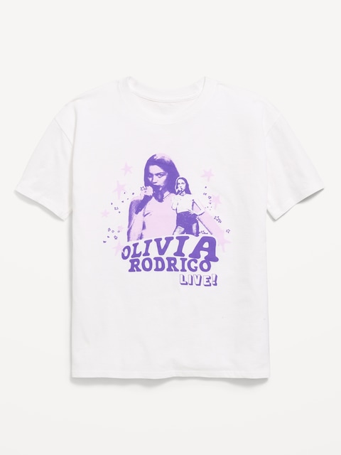 Olivia Rodrigo™ Oversized Graphic T-Shirt for Girls