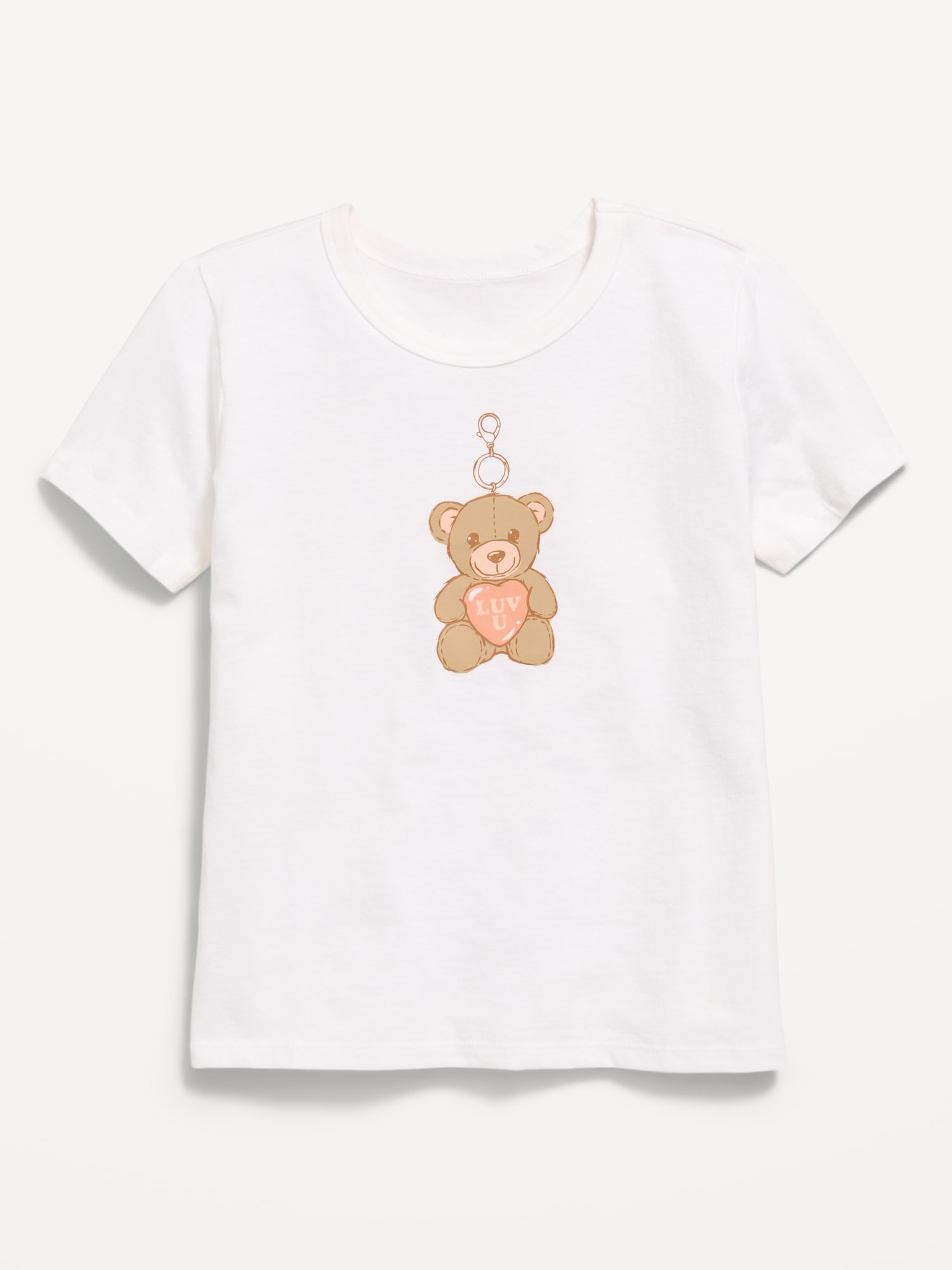 T-SHIRT À MANCHES COURTES À IMPRIMÉ POUR FILLE