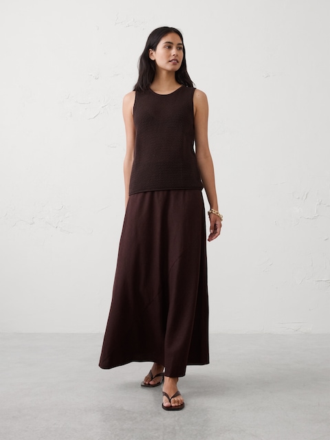 CAMISOLE EN TRICOT CÔTELÉ TEXTURÉ