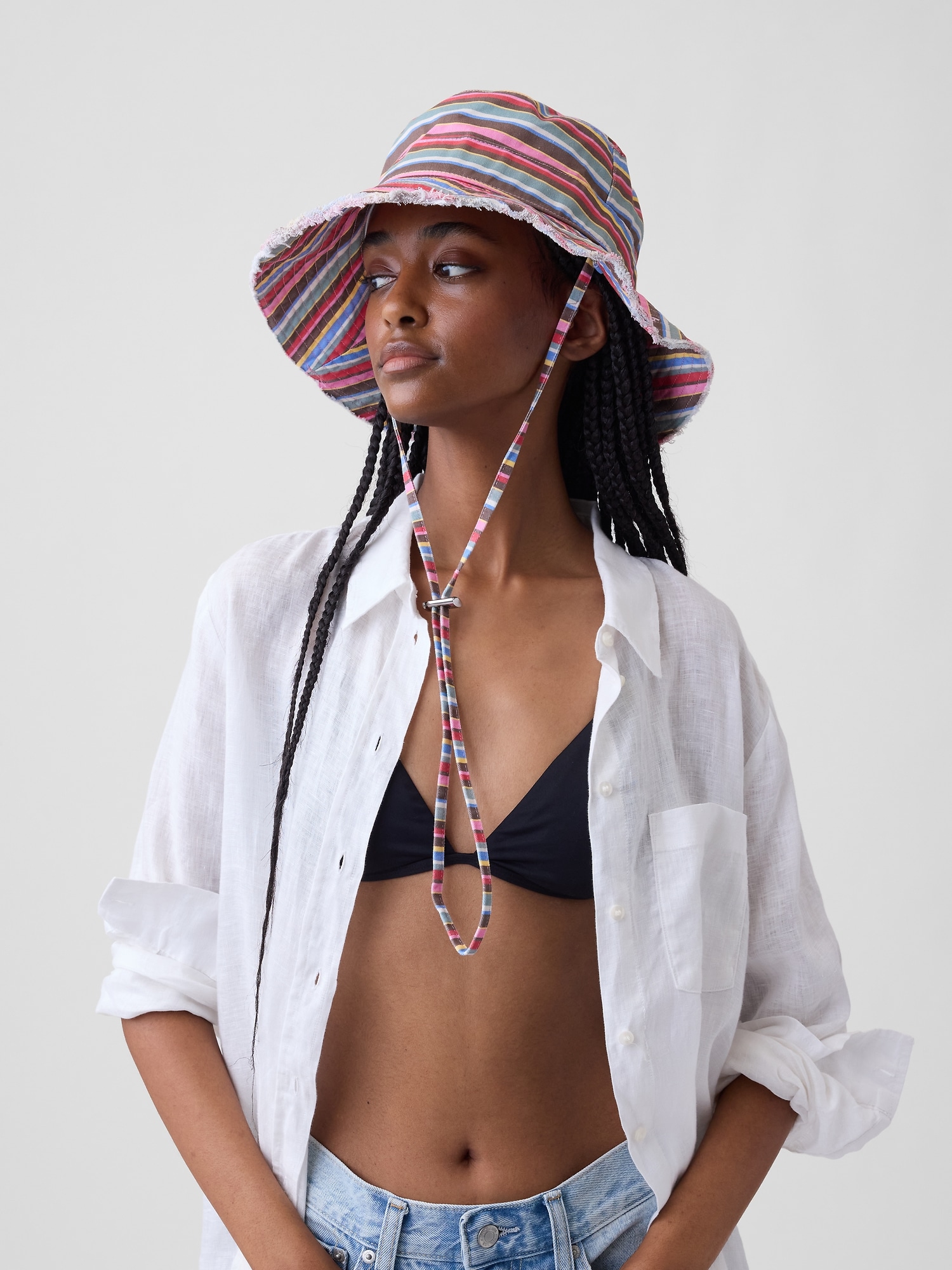 Frayed Bucket Hat
