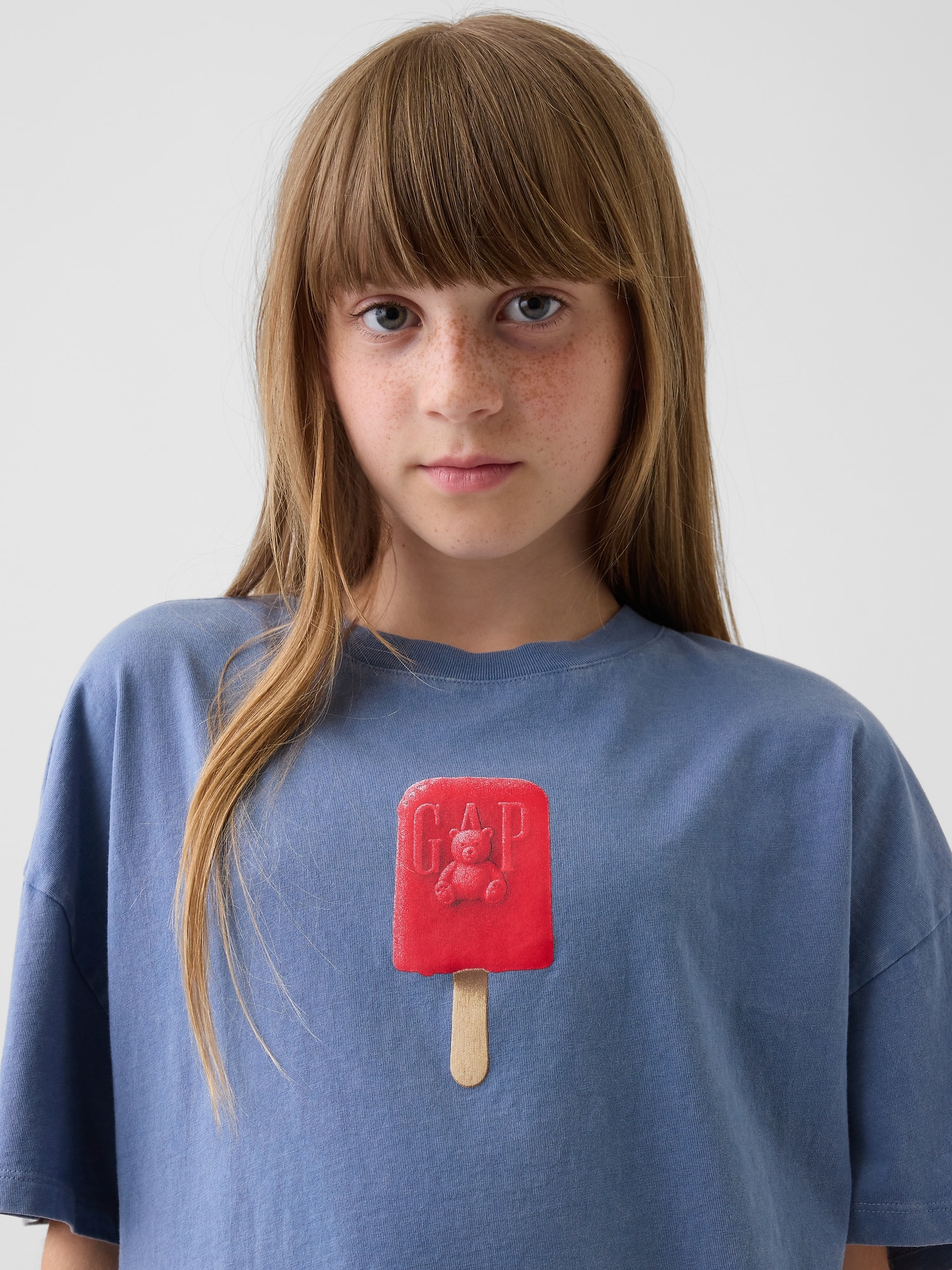 T-SHIRT SURDIMENSIONNÉ À IMPRIMÉ POUR ENFANT