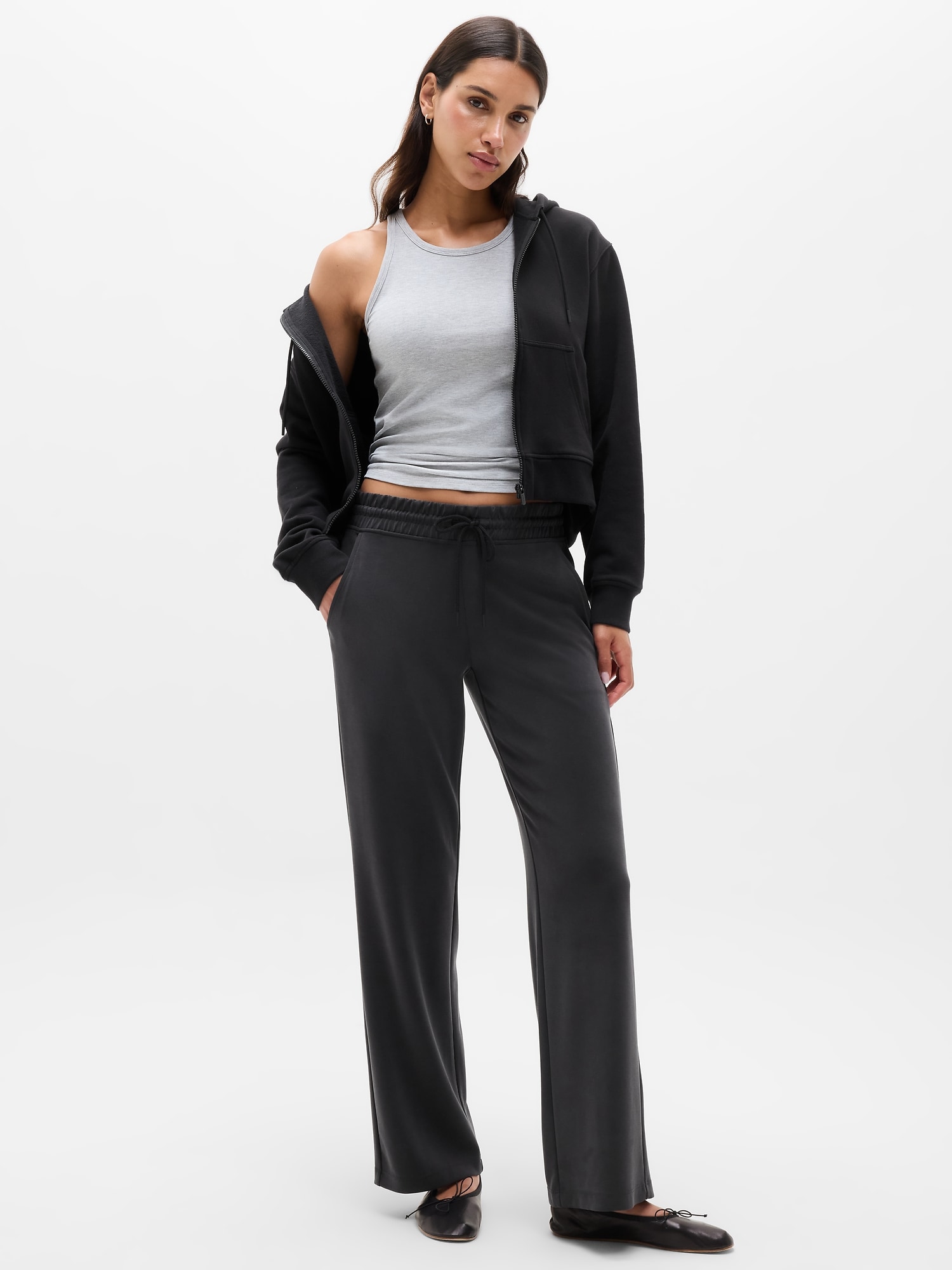 AtLast&Co WORK TROUSERS ブラック Women's Black Work Pants | Athleta Canada