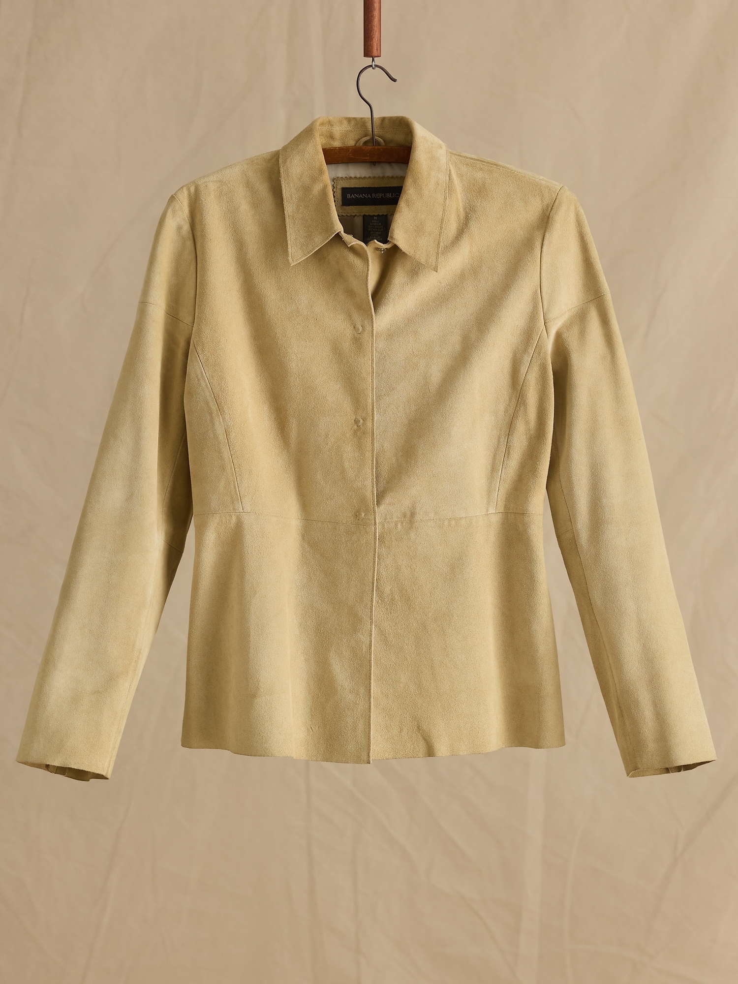 Archive Suede Peplum Jacket Women's Size M