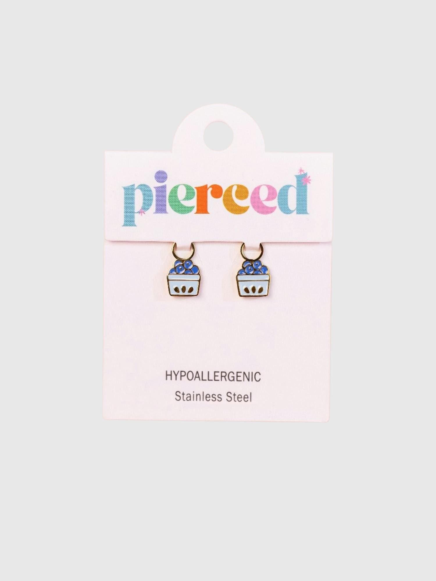Pierced Co Blueberry Charms for Huggie Earrings