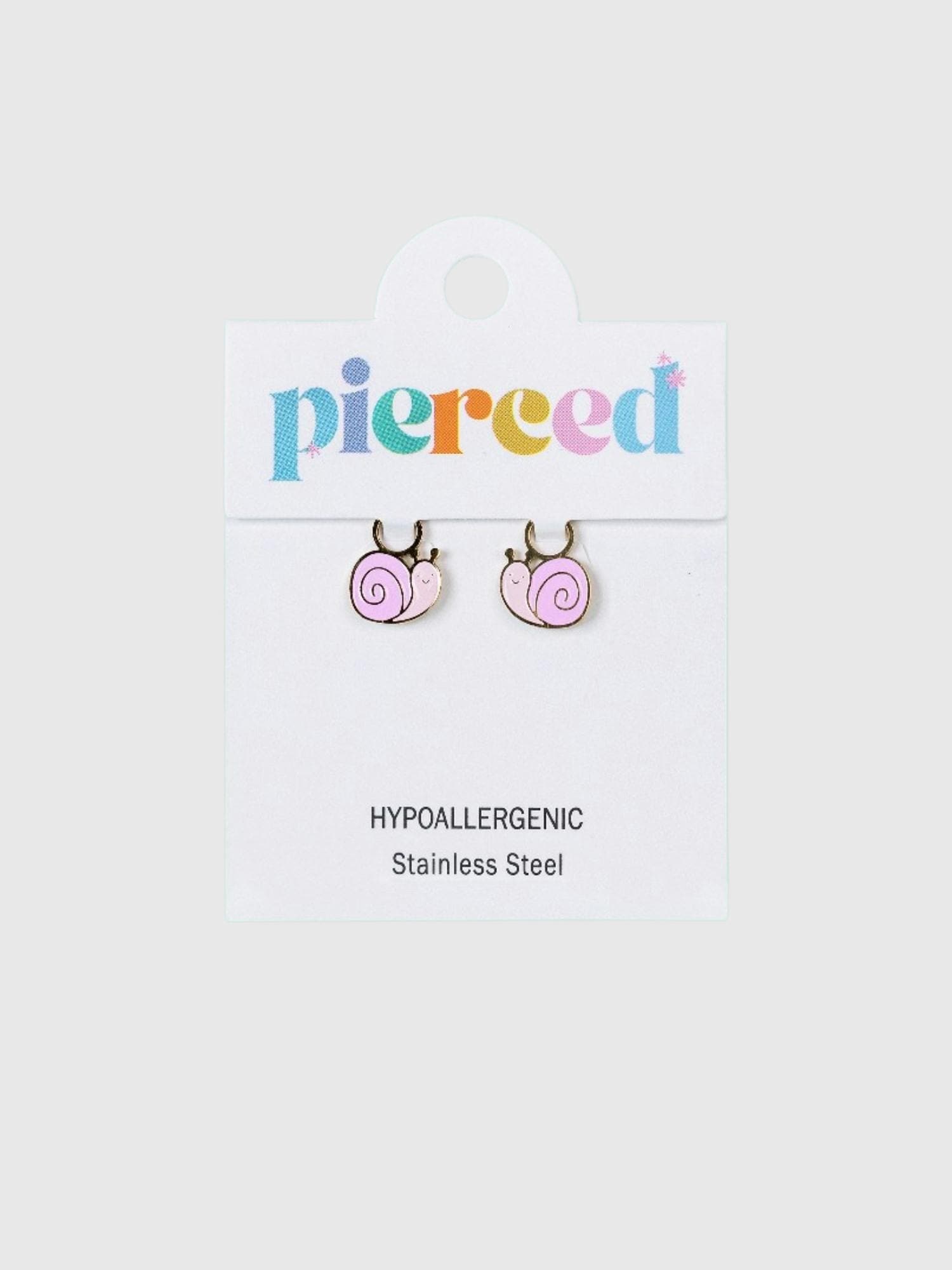 Pierced Co Snail Charms for Huggie Earrings
