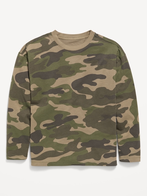 T-SHIRT SURDIMENSIONNÉ À MANCHES LONGUES POUR GARÇON