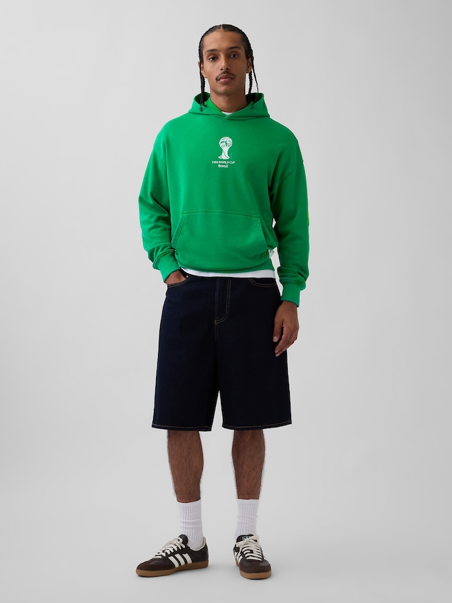 FIFA WORLD CUP&trade; ヴィンテージソフト フレンチテリー オーバーサイズ パーカー-3