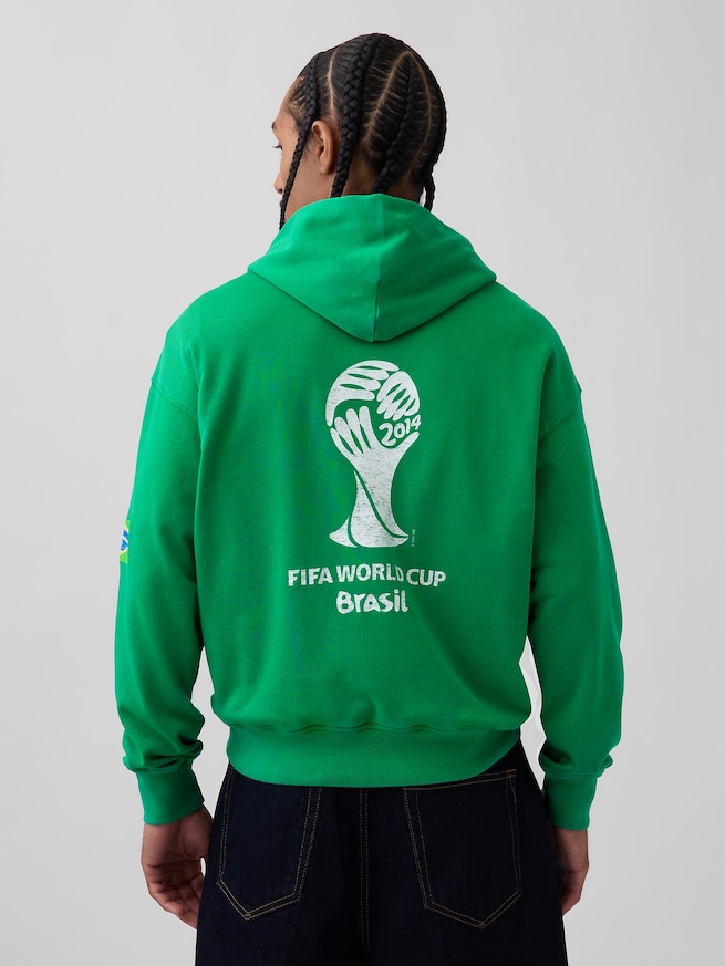 FIFA WORLD CUP&trade; ヴィンテージソフト フレンチテリー オーバーサイズ パーカー-2
