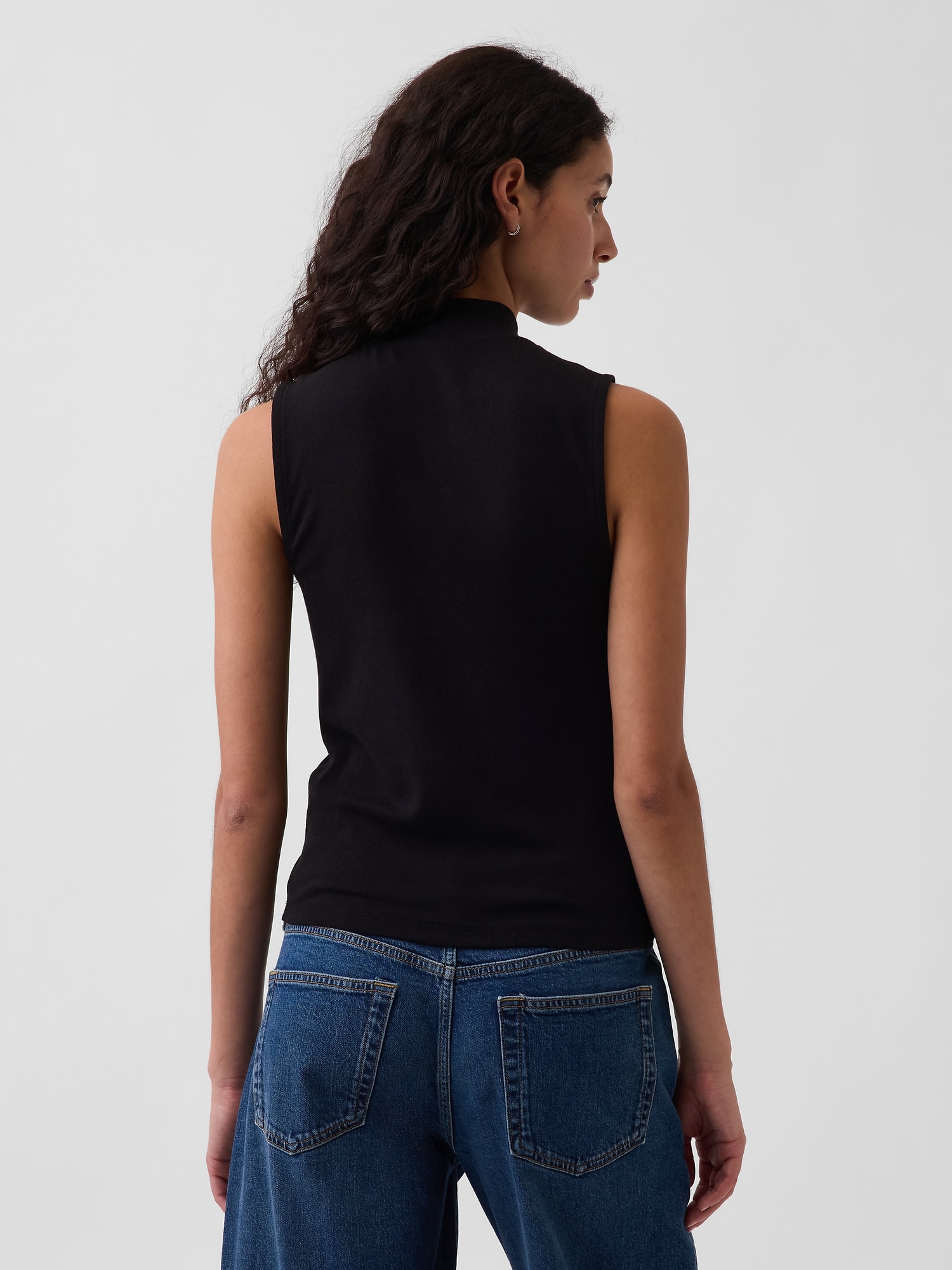 Modern Mockneck Tank Top
