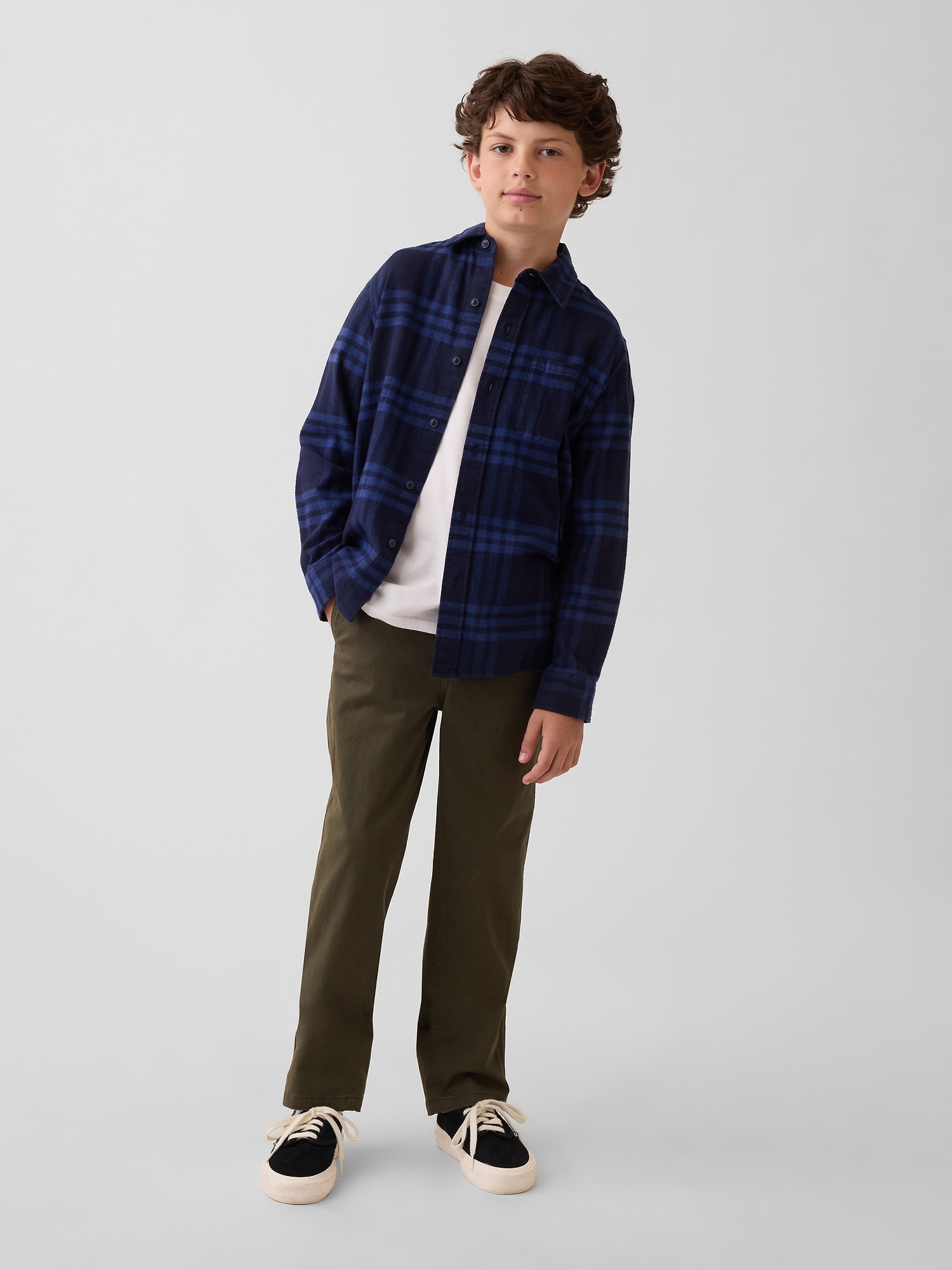 Kids Modern Loose Khakis