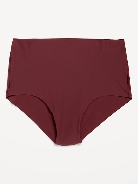 High-Waisted No-Show Brief Underwear