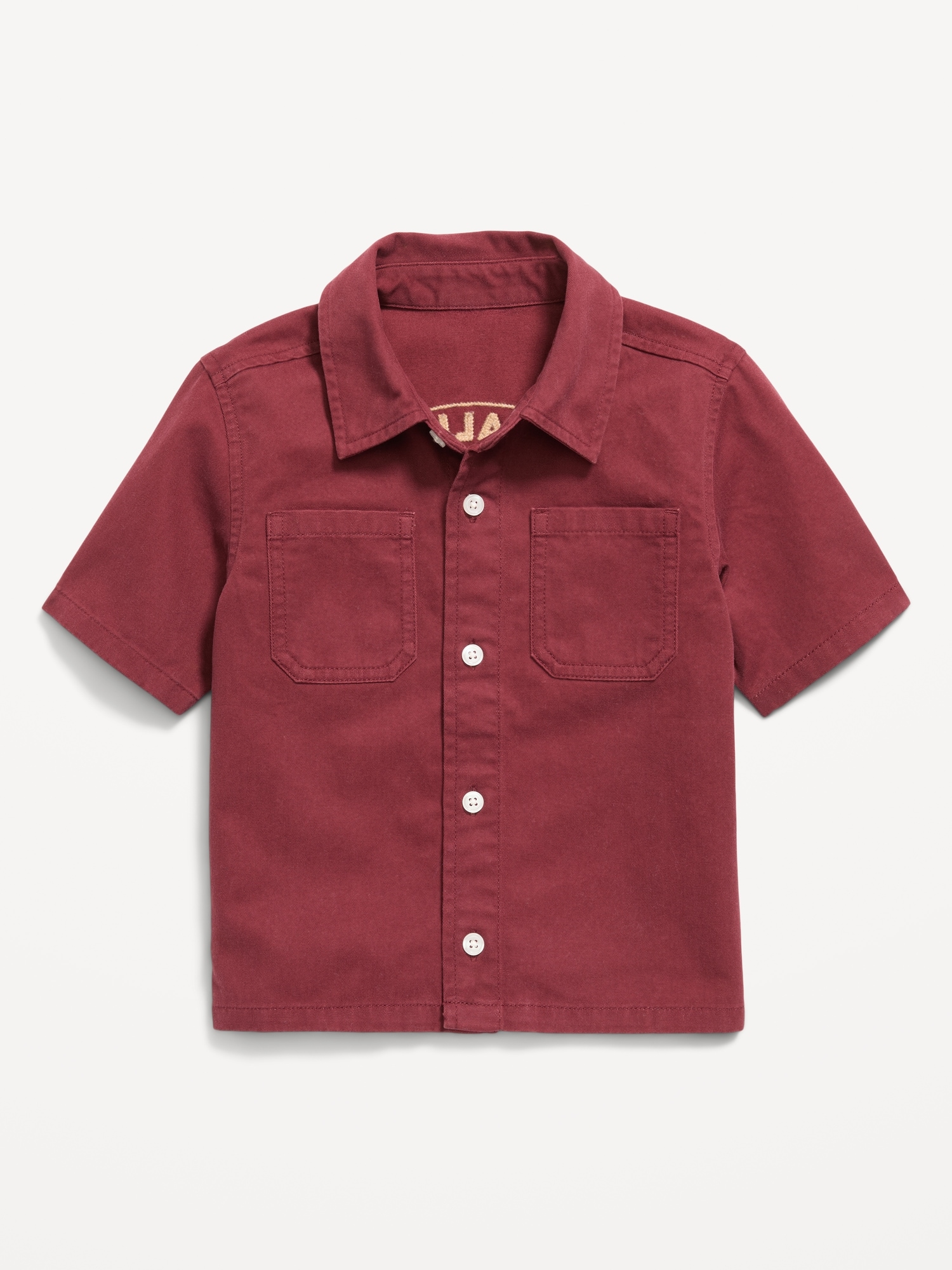 Short-Sleeve Boxy Shirt for Toddler Boys
