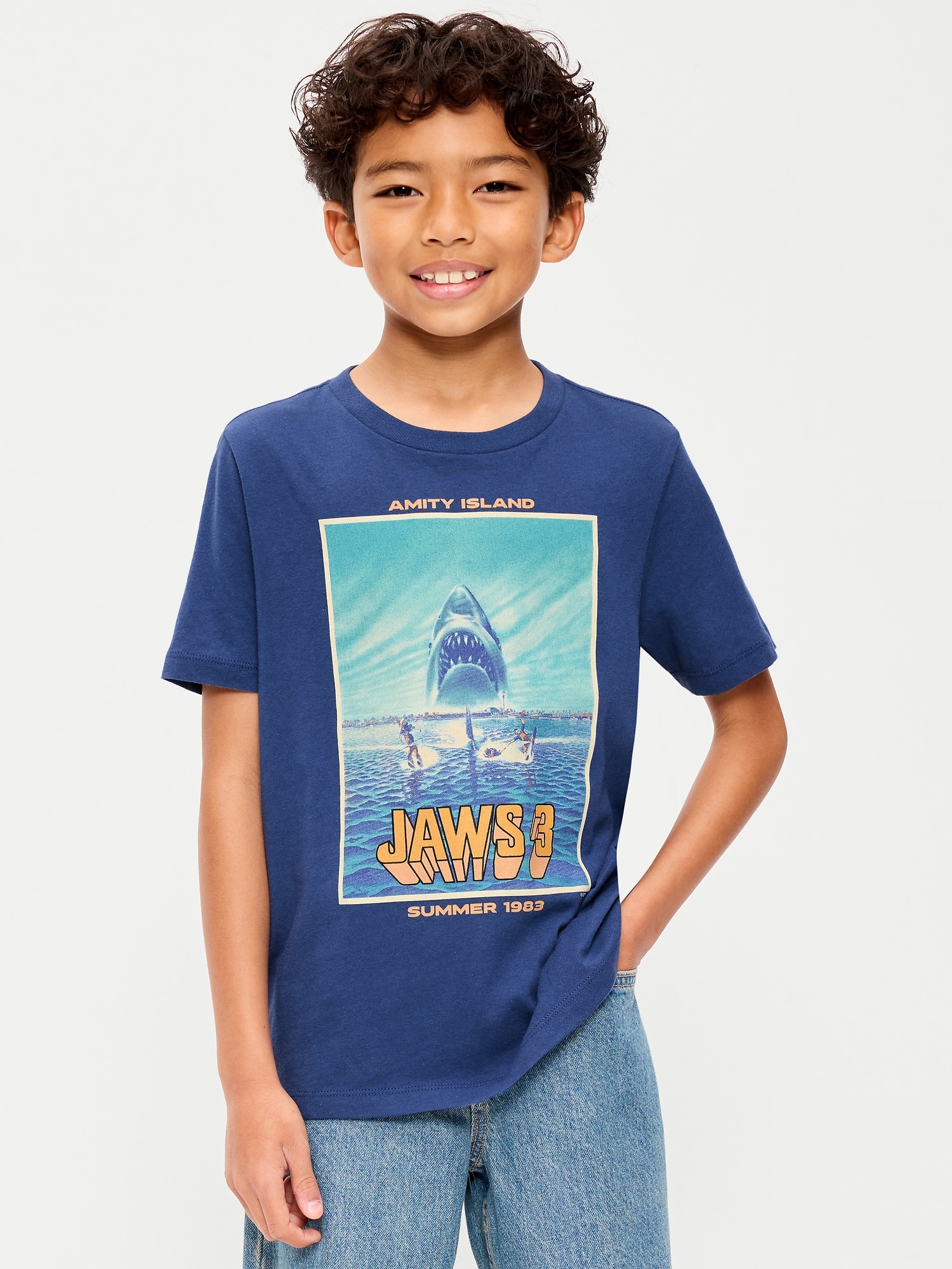 T-SHIRT À IMPRIMÉ JAWS™ UNISEXE POUR ENFANT