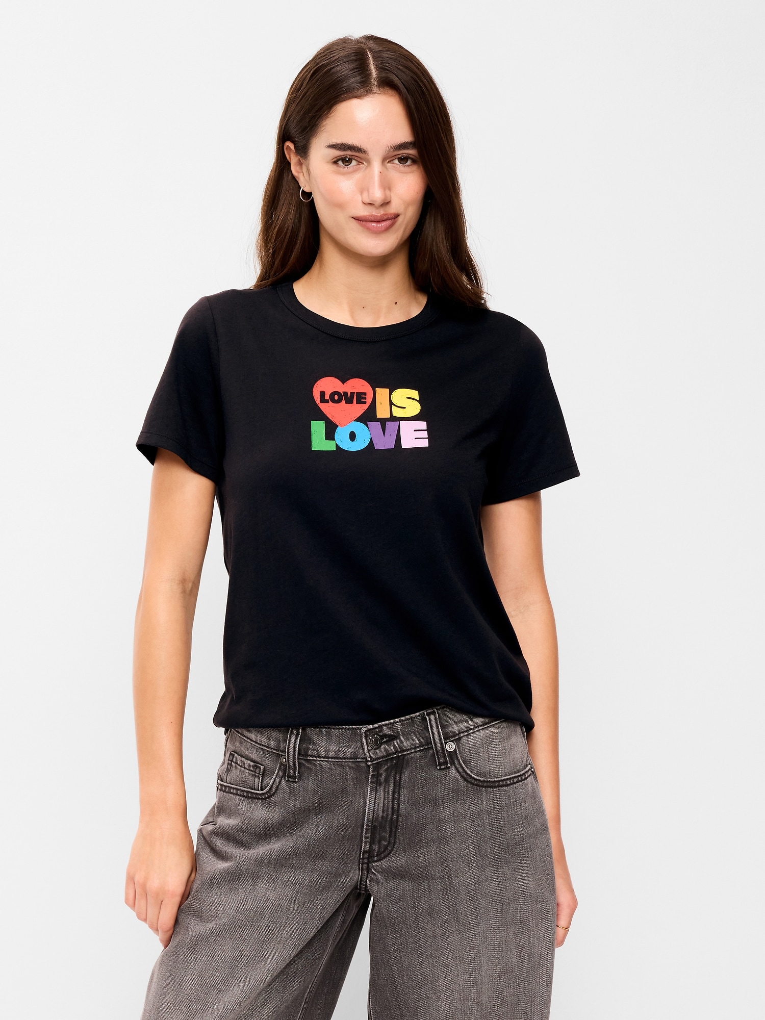 EveryWear Crew-Neck Graphic T-Shirt