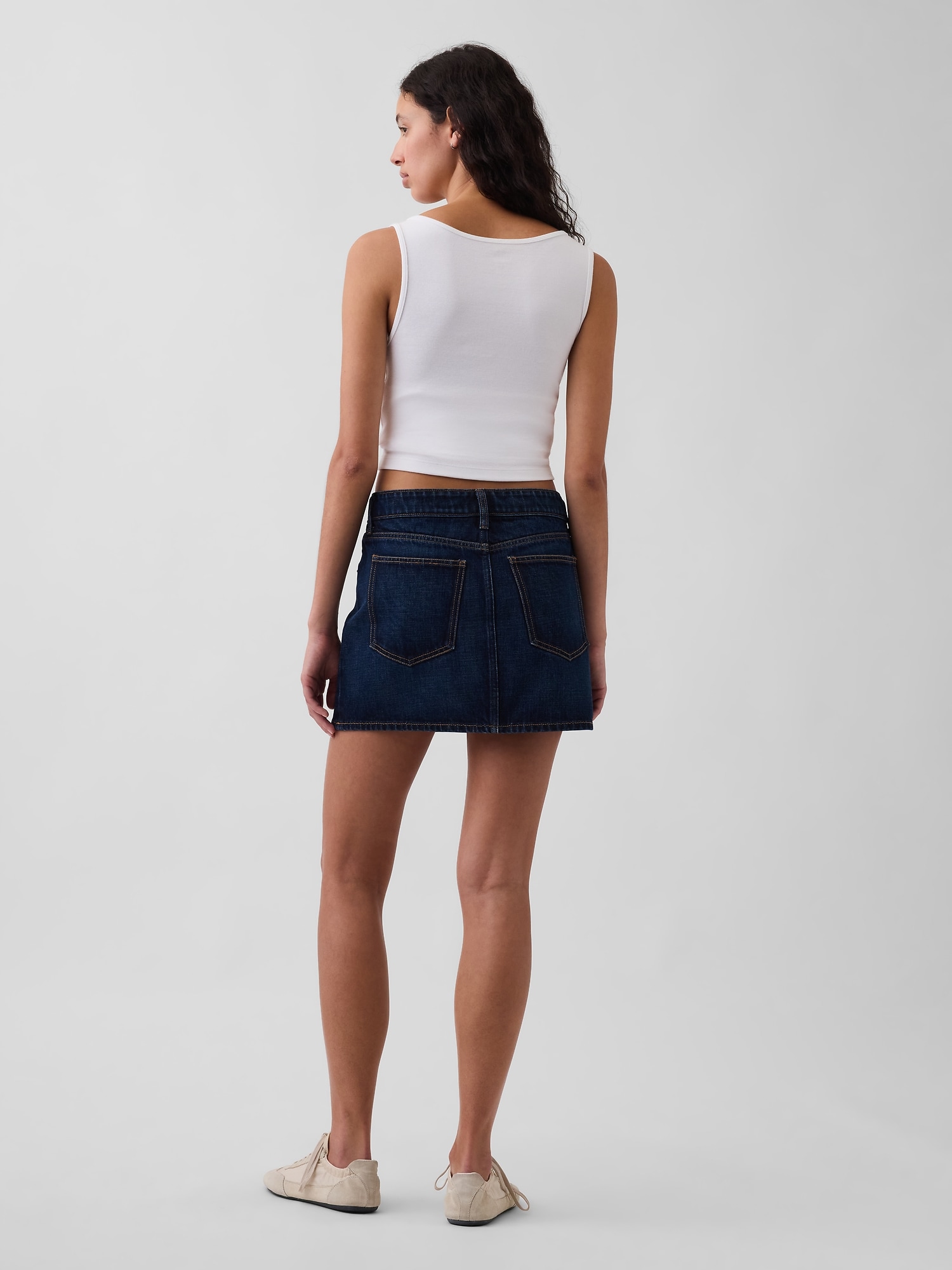 Denim Mini Skirt