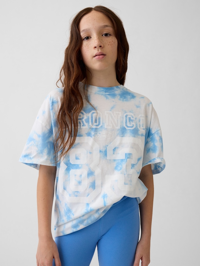 Ford Bronco オーバーサイズ チュニックTシャツ (キッズ)-0