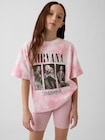 ニルヴァーナ オーバーサイズ チュニックTシャツ (キッズ)-0