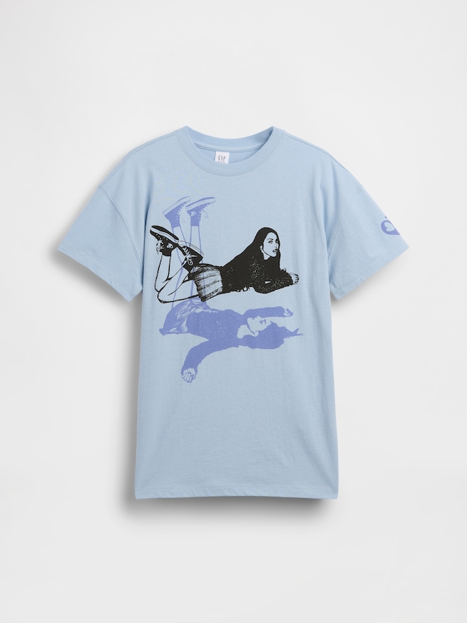 Olivia Rodrigo オーバーサイズ チュニックTシャツ (キッズ)-1